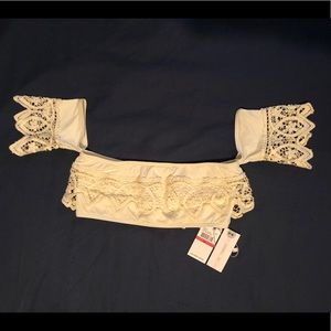 O’neill off the shoulder bikini top lace